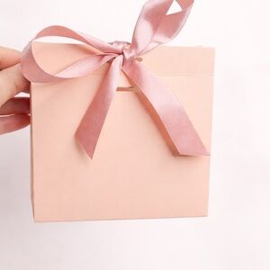Mini Blush Pink Gift Boxes w/ Ribbon | Wedding & Party Favors (set of 49)